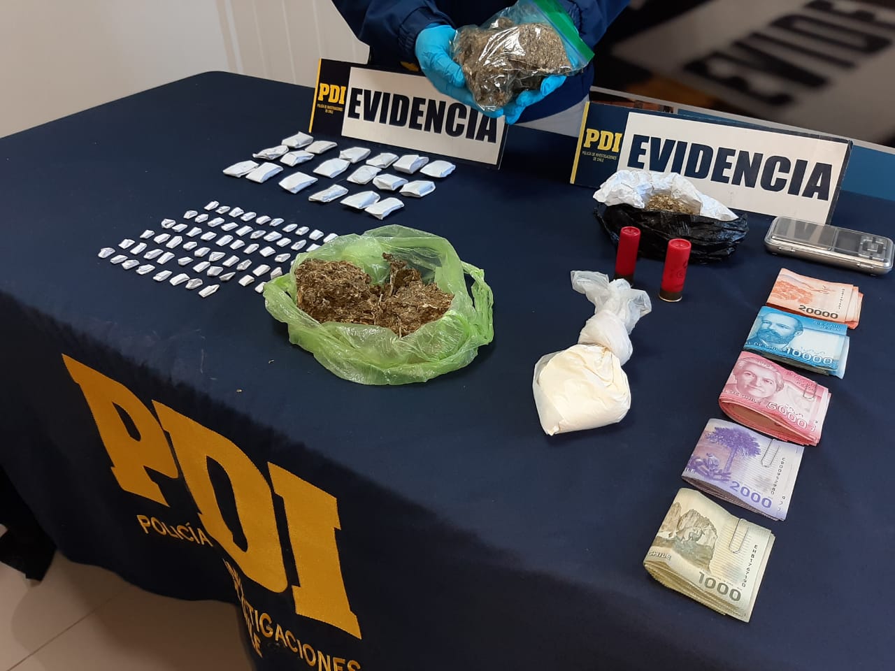 PDI incauta casi medio kilo de cannabis en Parral Linares en Línea